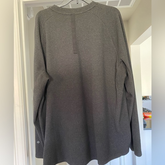 Men’s Lululemon At Ease Crew XXL Heathered Black - Picture 2 of 4